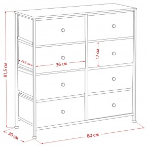 Комод Leset Линкс 8 ящиков (МДФ) в Миассе - miass.mebel24.online | фото 12