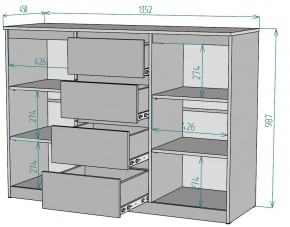 Комод Мальта K118 в Миассе - miass.mebel24.online | фото 2