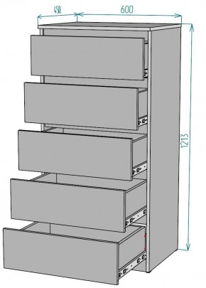 Комод Мальта K132 в Миассе - miass.mebel24.online | фото 2