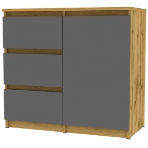 Комод Malta light K186 (ДВ-Графит) в Миассе - miass.mebel24.online | фото