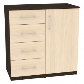 Комод "Калисто (K18)" ручка рейлинг (Венге-ДМ) в Миассе - miass.mebel24.online | фото