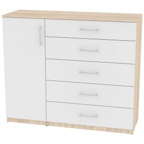 Комод "Калисто (K40)" ручка рейлинг (ДСС-Белый) в Миассе - miass.mebel24.online | фото