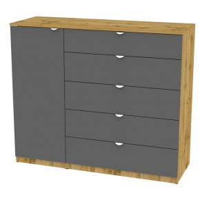 Комод "Калисто (K40)" ручка торцевая (ДВ-Графит) в Миассе - miass.mebel24.online | фото