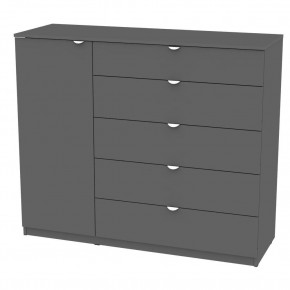 Комод "Калисто (K40)" ручка торцевая (Графит) в Миассе - miass.mebel24.online | фото