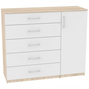 Комод "Калисто (K41)" ручка рейлинг (ДСС-Белый) в Миассе - miass.mebel24.online | фото