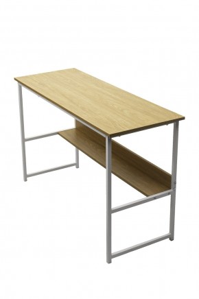 Компьютерный стол LUCIA H475 Дуб натуральный / белый каркас M-city в Миассе - miass.mebel24.online | фото 1