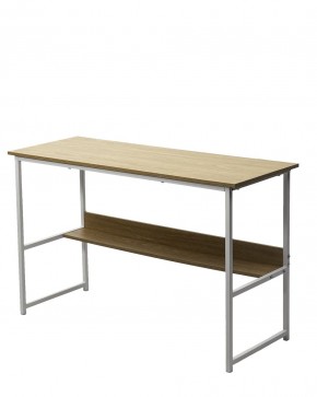 Компьютерный стол LUCIA H475 Дуб натуральный / белый каркас M-city в Миассе - miass.mebel24.online | фото 2