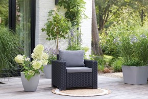 Комплект кресел Калифорния (California chair) графит в Миассе - miass.mebel24.online | фото 1