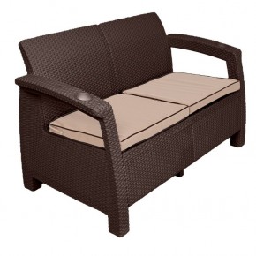 Комплект уличной мебели Yalta Premium Terrace Set (Ялта) шоколадый (+подушки под спину) в Миассе - miass.mebel24.online | фото 3