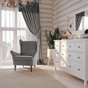 Кресло для отдыха Вало серый, ткань рогожка в Миассе - miass.mebel24.online | фото 2
