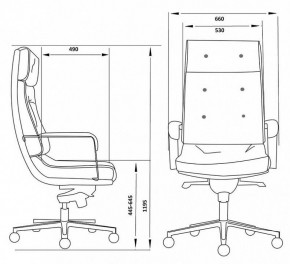 Кресло для руководителя Бюрократ Dao/Black в Миассе - miass.mebel24.online | фото 5