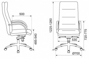 Кресло для руководителя T-9927SL/CHOKOLATE в Миассе - miass.mebel24.online | фото 6