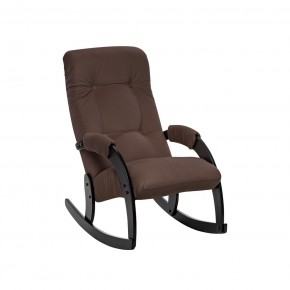 Кресло-качалка Модель 67 Венге, ткань V 26 в Миассе - miass.mebel24.online | фото