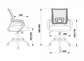 Кресло компьютерное CH-695N/SL/BL/TW-11 в Миассе - miass.mebel24.online | фото 6