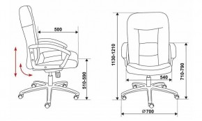 Кресло компьютерное Бюрократ T-9908AXSN-Black черный в Миассе - miass.mebel24.online | фото 3