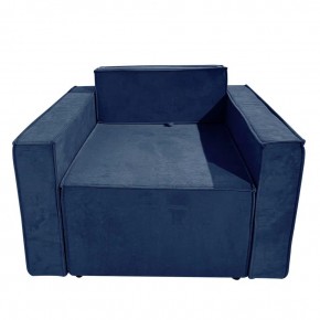 Кресло-кровать Принц КК1-ВСи (велюр синий) в Миассе - miass.mebel24.online | фото
