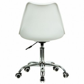 Кресло стул BRABIX "Eames MG-310 CH", хром, пластик белый, ткань серая, 532924 в Миассе - miass.mebel24.online | фото 4