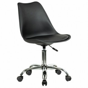 Кресло стул BRABIX "Eames MG-310 CH", хром, пластик черный, экокожа черная, 532925 в Миассе - miass.mebel24.online | фото 2