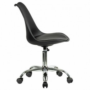 Кресло стул BRABIX "Eames MG-310 CH", хром, пластик черный, экокожа черная, 532925 в Миассе - miass.mebel24.online | фото 3