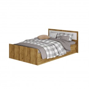 Кровать 1,2 Евро LIGHT КР-06 (крафт/белый) *без основания в Миассе - miass.mebel24.online | фото