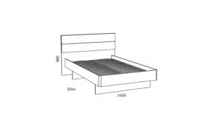 Кровать 1200х2000 "Морти" НМ 041.20 Х с основанием в Миассе - miass.mebel24.online | фото 7