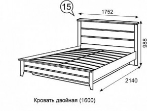 Кровать 1600 с ПМ София 15 в Миассе - miass.mebel24.online | фото 3