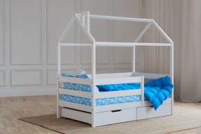 Кровать-домик 80*160 Белый в Миассе - miass.mebel24.online | фото 4