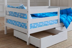 Кровать-домик 80*160 Белый в Миассе - miass.mebel24.online | фото 5