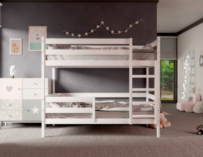 Кровать двухъярусная без крыши 80*160 Белый в Миассе - miass.mebel24.online | фото 2
