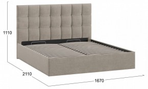 Кровать двуспальная Эмбер с ПМ в Миассе - miass.mebel24.online | фото 4