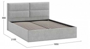 Кровать двуспальная Глосс в Миассе - miass.mebel24.online | фото 3