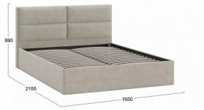 Кровать двуспальная Глосс в Миассе - miass.mebel24.online | фото 3