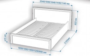 Кровать двуспальная Нобиле Кр-160 в Миассе - miass.mebel24.online | фото 4