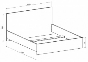 Кровать двуспальная Виктория ВИ-34 в Миассе - miass.mebel24.online | фото 3