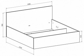 Кровать двуспальная Виктория ВИ-39 в Миассе - miass.mebel24.online | фото 3