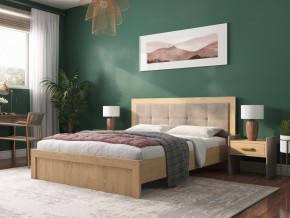 Кровать интерьерная Светлана 1 (Дуб золотой/Paris 03) в Миассе - miass.mebel24.online | фото