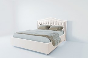 Кровать Калининград с ПМ 800 (экокожа белая) в Миассе - miass.mebel24.online | фото 2