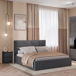 Кровать Линда КР-16 (Графит) 1600 в Миассе - miass.mebel24.online | фото 2