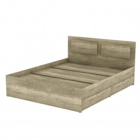 Кровать Ольга L45 (1200) 2 ящика (ДКМ) в Миассе - miass.mebel24.online | фото