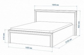 Кровать полутораспальная Нобиле Кр-140 в Миассе - miass.mebel24.online | фото 2