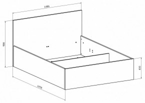 Кровать полутораспальная Виктория ВИ-37 в Миассе - miass.mebel24.online | фото 4