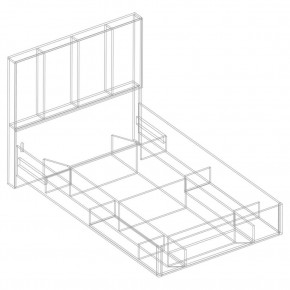 Кровать "Сандра" БЕЗ основания 1200х2000 в Миассе - miass.mebel24.online | фото 4