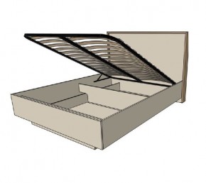 Кровать с основанием с ПМ и местом для хранения (1600) в Миассе - miass.mebel24.online | фото 2