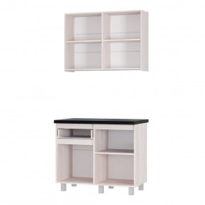 Кухня Тренд 1.0 м (Ясень белый) в Миассе - miass.mebel24.online | фото 2
