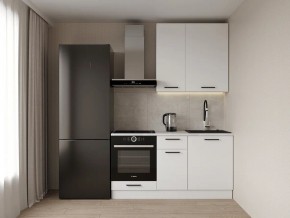 Кухонный гарнитур Белый Глянец 1600 h950 (Стол. 38мм) в Миассе - miass.mebel24.online | фото 1