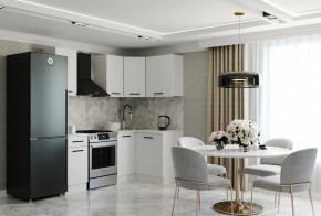 Кухонный гарнитур Белый Глянец 2000*1200 (Стол. 38мм) в Миассе - miass.mebel24.online | фото 1
