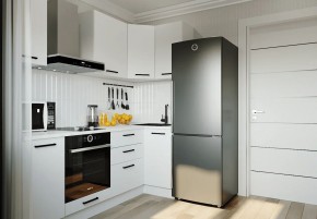 Кухонный гарнитур Белый Глянец 2200*1000 (Стол. 26мм) в Миассе - miass.mebel24.online | фото