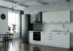 Кухонный гарнитур Белый Глянец 2800 (Стол. 38мм) в Миассе - miass.mebel24.online | фото 1