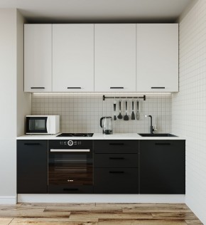 Кухонный гарнитур Графика 2200 (Стол. 26мм) в Миассе - miass.mebel24.online | фото