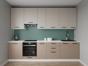 Кухонный гарнитур Каппучино 3000 h950 (Стол. 26мм) в Миассе - miass.mebel24.online | фото